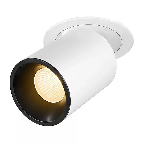 LED Deckeneinbauspot Numinos Projector L in Weiß und Schwarz 25,4W 2150lm 3 günstig online kaufen