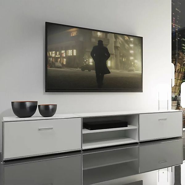 BOSSE TV-Lowboard mit zwei Klappen und einem Holz-Fachboden 240 cm günstig online kaufen