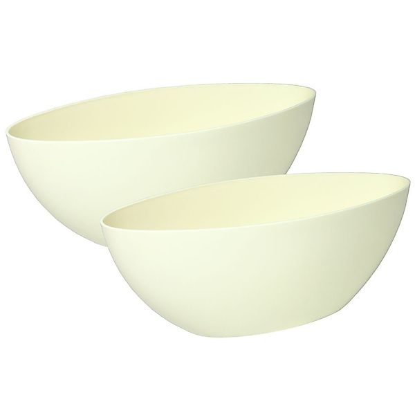 Heimwerkercenter Übertopf MePla 2Stück Schale OVAL günstig online kaufen