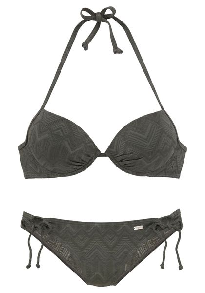 Buffalo Push-Up-Bikini mit modischer Struktur günstig online kaufen