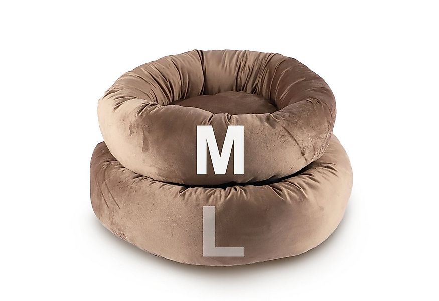 TopMeow Tierbett Hundebett mit Rand, Made in Spain, Technikstoff, Komfortab günstig online kaufen