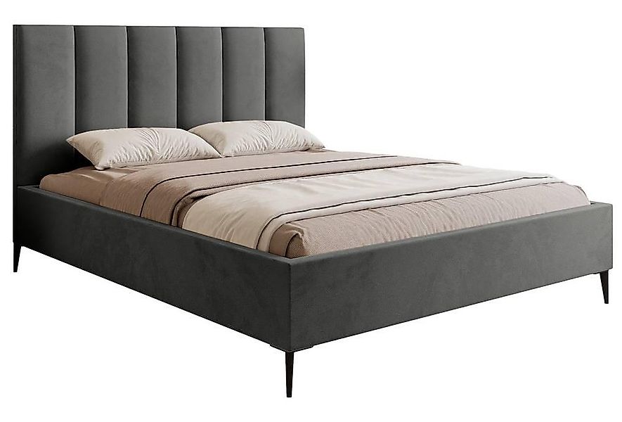 NADUVI Collection | Bettgestell Carolina mit Staufach Samt 180x200 günstig online kaufen
