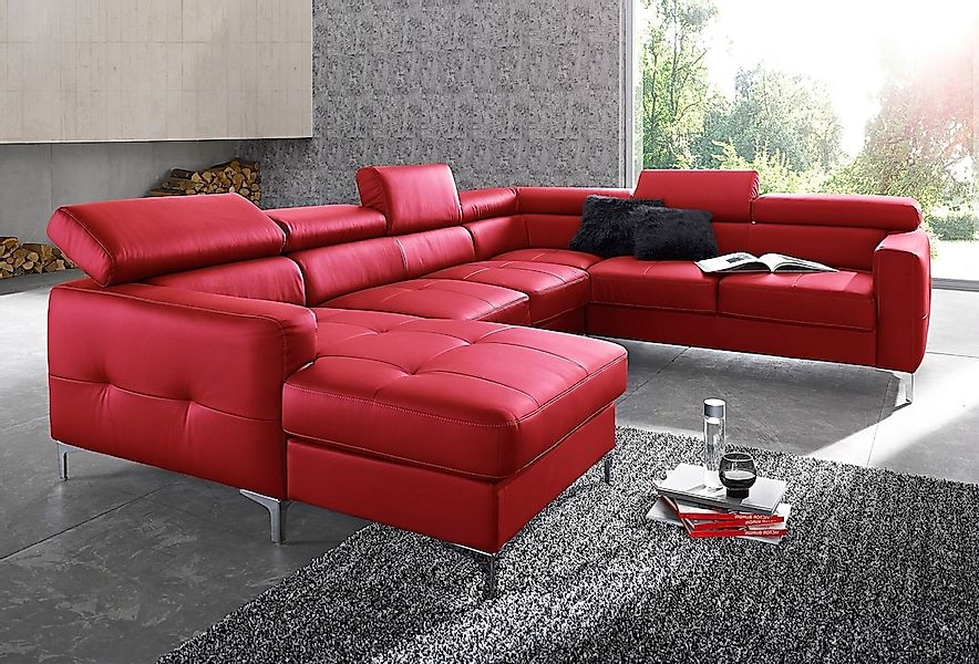 COTTA Polstergarnitur "Sammy U-Form", (Set, Tiefe der Recamiere 169 cm), Se günstig online kaufen