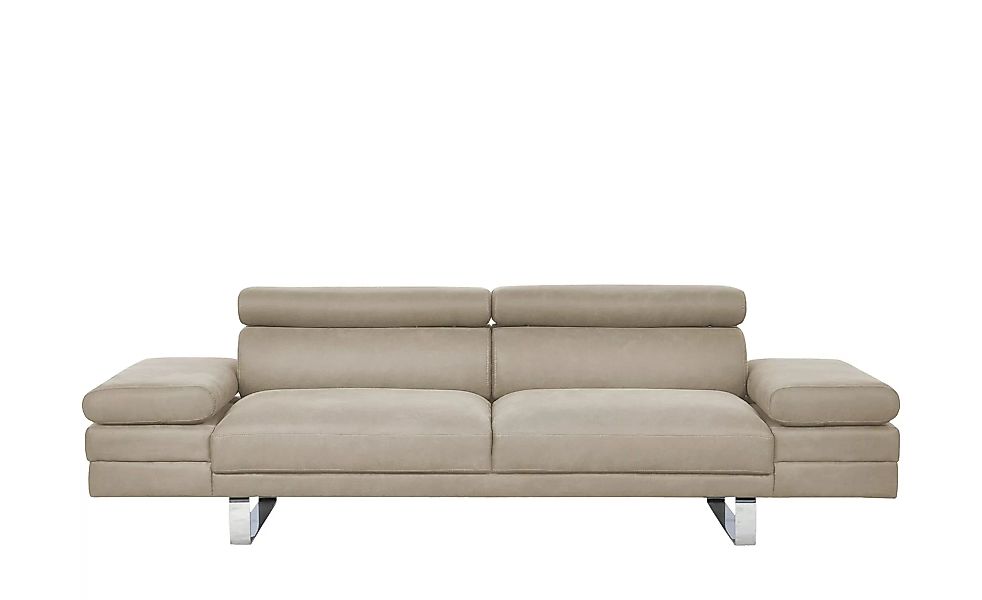 Sofa 3-sitzig - beige - 236 cm - 86 cm - 98 cm - Polstermöbel > Sofas > 3-S günstig online kaufen