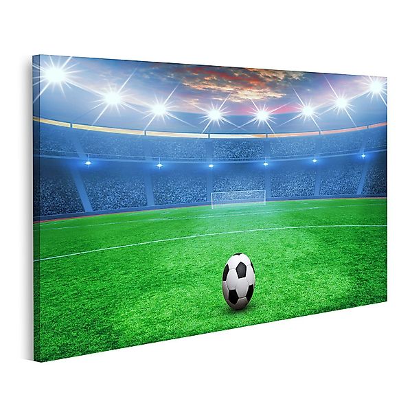 islandburner Leinwandbild Bild auf Leinwand Fußball günstig online kaufen