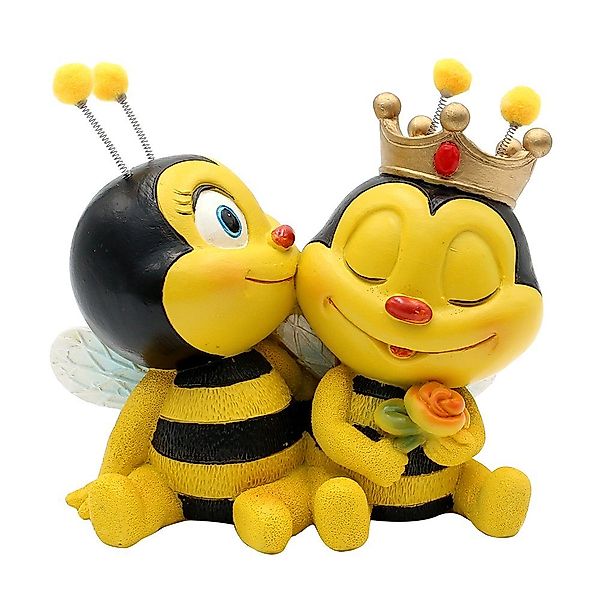Dekohelden24 Gartenfigur Dekofigur Bienenpaar sitzend, Gartendeko, günstig online kaufen