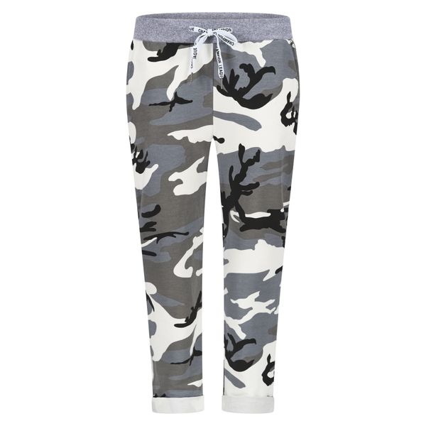 Mississhop Chinohose Damen Hose Blumen Jogginghose günstig online kaufen