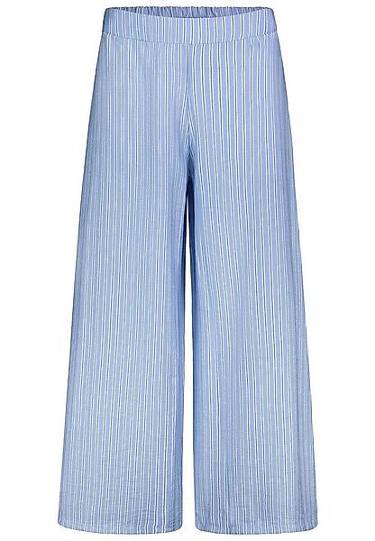 SUBLEVEL Stoffhose Modisches Streifenmuster mit elastischem Bund Striped Pa günstig online kaufen