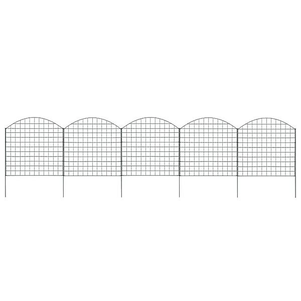 vidaXL Gartenzaun Set Konvex 77,5x78,5 cm Grün 146103 günstig online kaufen