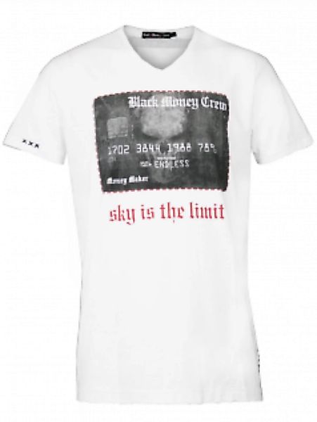 Black Money Crew Herren Shirt No Limit (XXL) (wei) günstig online kaufen