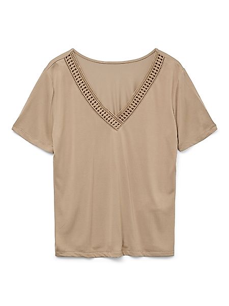 Vero Moda Kurzarmshirt VMSAVANNAH LACE 2-WAY günstig online kaufen