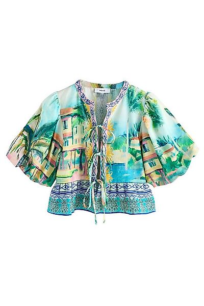 Next Kurzarmbluse Top mit Puffärmeln (1-tlg) günstig online kaufen