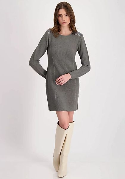Monari Strickkleid "Kleid Strick Mini Lurex", in Reiskorn-Struktur günstig online kaufen