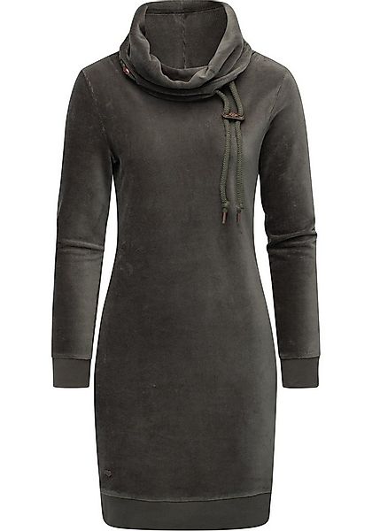 Ragwear Sweatkleid Chloe Velvet stylisches Langarmkleid in Samtoptik günstig online kaufen