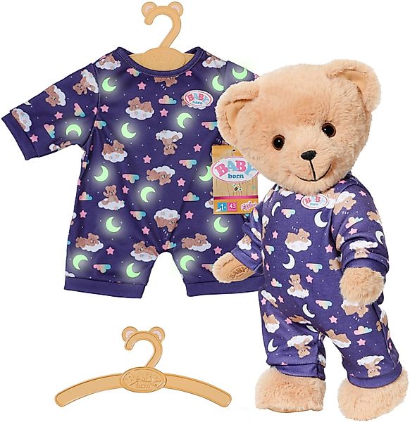 Baby Born Puppenkleidung Teddy Schlafanzug Glow günstig online kaufen