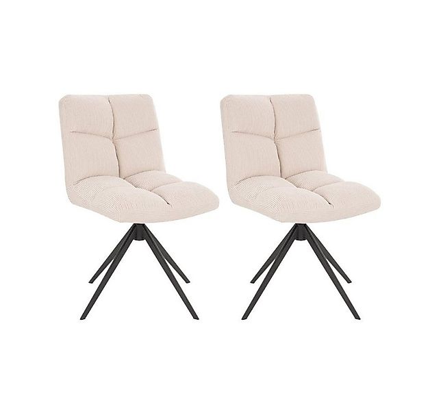 HOME DELUXE Esszimmerstuhl drehbar 2er - 8er Set NODA (2 St), Gestell aus E günstig online kaufen