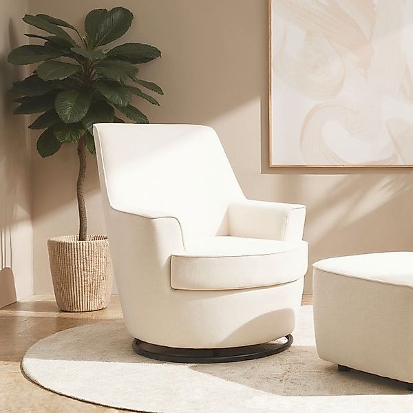 INOSIGN Drehsessel »HETTY, Drehsessel mit Wippfunktion, Lese-Sessel in Cord günstig online kaufen