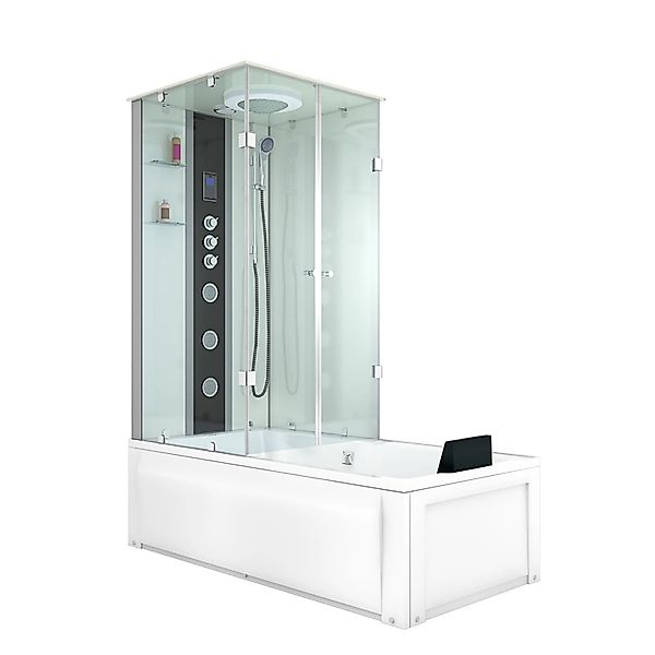 AcquaVapore Whirlpool Dusche Kombination K05-R03-WP Duschtempel 90x180 günstig online kaufen