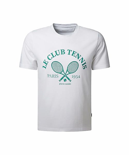 Pierre Cardin T-Shirt, mit trendy Tennis-Print günstig online kaufen