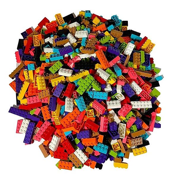 LEGO® Spielbausteine LEGO® Steine Hochsteine Bunt 1 Kilo ca. 500 Steine NEU günstig online kaufen