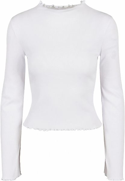 URBAN CLASSICS Langarmshirt "Urban Classics Damen Ladies Rib Turtelneck Lon günstig online kaufen