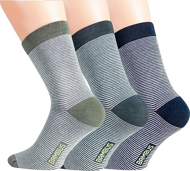 RS Harmony Basicsocken Bambus Viskose Socken RINGEL Softrand ohne Gummi Uni günstig online kaufen