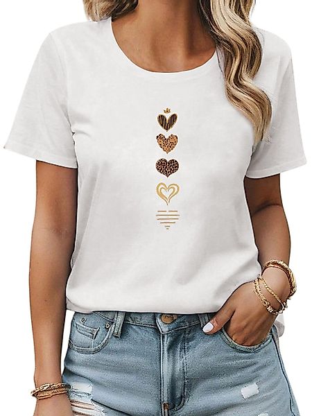 PYL Kurzarmbluse Damen Bequemes Sommer Kurzarmbluse günstig online kaufen