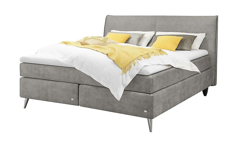 RUF Boxspringbett  Aurelia ¦ grau ¦ Maße (cm): B: 170 H: 114 Betten > Boxsp günstig online kaufen