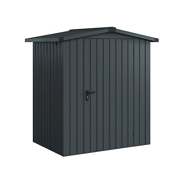 Hörmann EcoStar Gerätehaus Euroline Satteldach 1-flg 189 x 134 cm Anthrazit günstig online kaufen