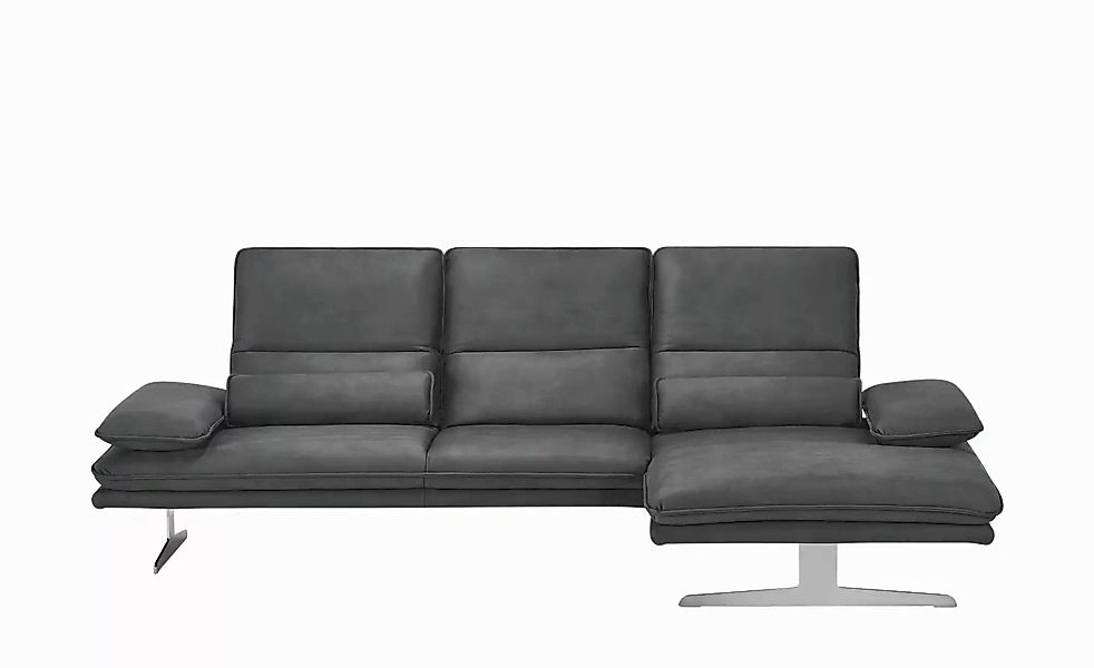 W.SCHILLIG Ecksofa aus Mikrofaser Broadway ¦ grau ¦ Maße (cm): B: 291 H: 94 günstig online kaufen