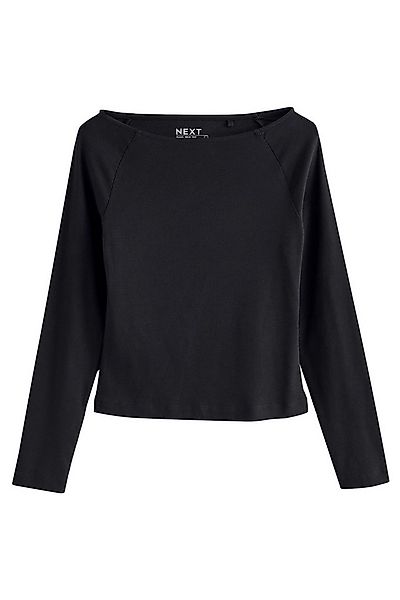 Next Blusenshirt Langarmoberteil mit offenem U-Boot-Ausschnitt (1-tlg) günstig online kaufen