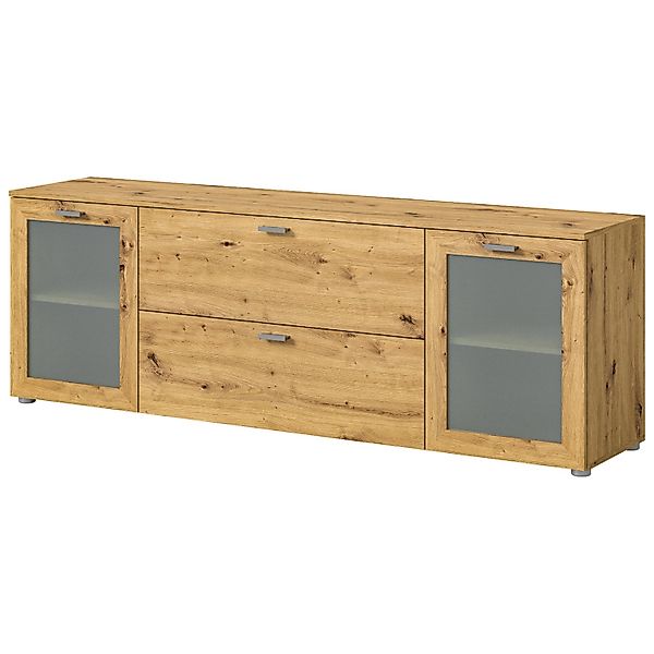 Inn.Furn TV-Lowboard Eiche Artisan 180 cm mit Soft-Close Dante günstig online kaufen