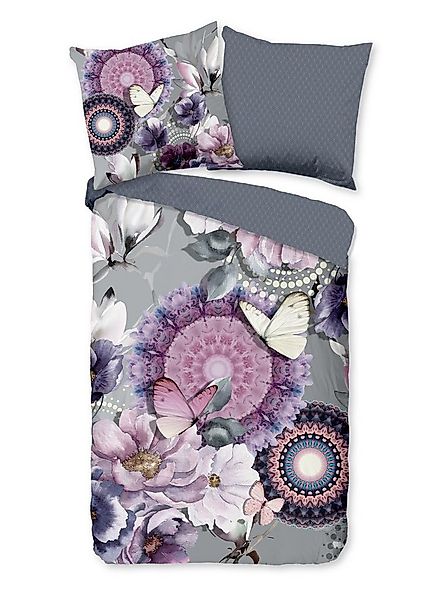Traumschloss Bettwäsche Comfort Baumwolle, Flanell, 2 teilig, lila Mandalas günstig online kaufen