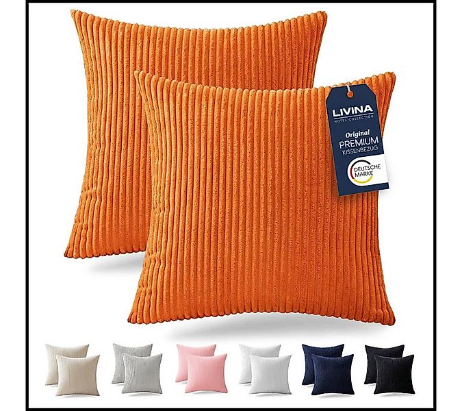 LIVINA HOME Kissenbezug Premium Kissenbezüge, Dekokissen Couchkissen Sofaki günstig online kaufen