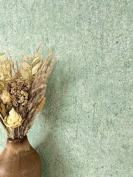 Newroom Vliestapete Dunya Green Tapete Universal Beton,Unifarbe,Struktur, G günstig online kaufen