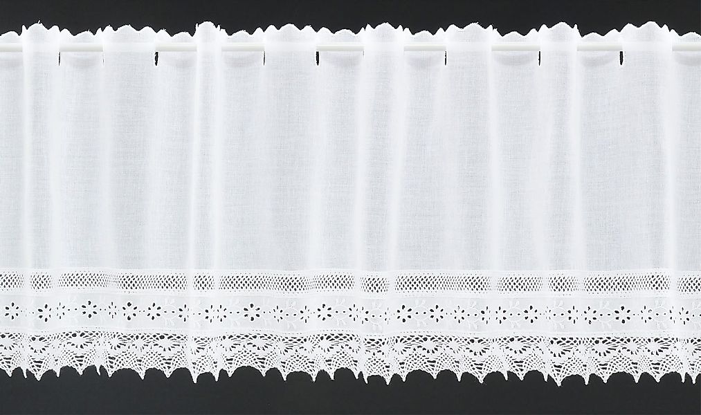 Gardinen Kranzusch Scheibengardine nach Maß Batist günstig online kaufen