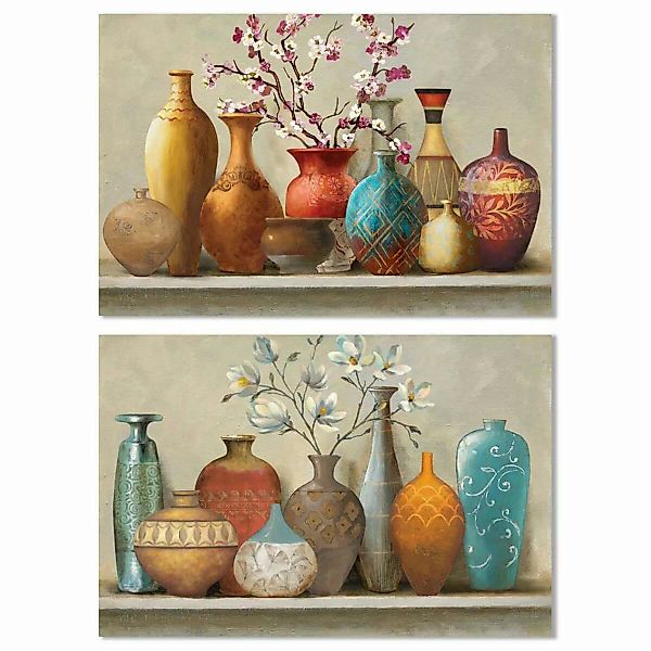 Bild Dkd Home Decor Vase Kolonial (120 X 3 X 80 Cm) (2 Stück) günstig online kaufen