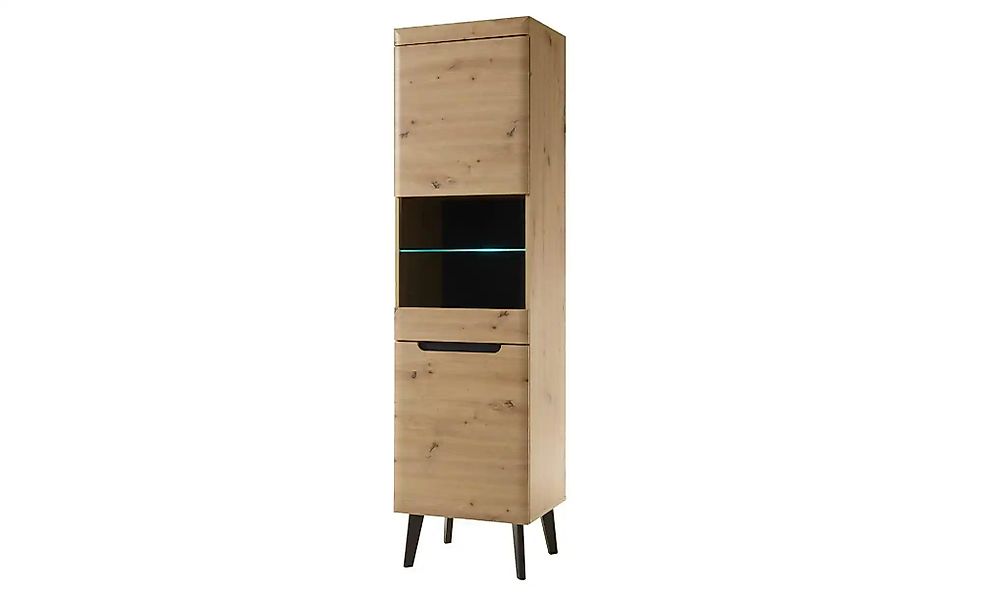 Vitrine  Tineo ¦ holzfarben ¦ Maße (cm): B: 53 H: 197 T: 40.0 Schränke > Vi günstig online kaufen