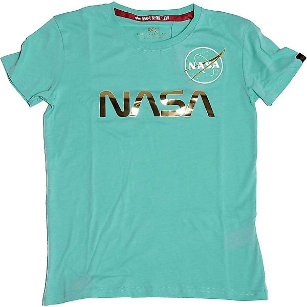 Alpha Industries Nasa Pm Kurzärmeliges T-shirt L Pastel Mint günstig online kaufen