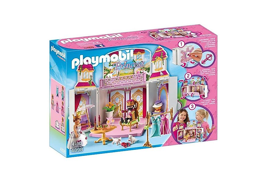 Playmobil® 4898 Aufklapp-Spiel-Box "Königsschloss" Konstruktions-Spielset günstig online kaufen