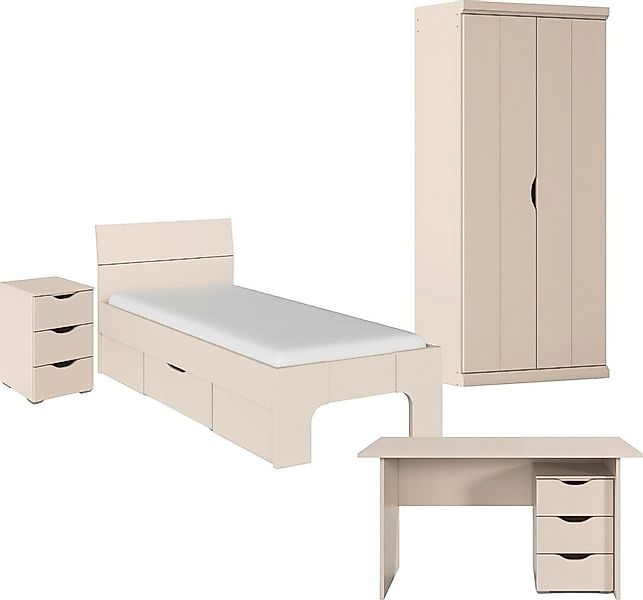 rauch Jugendzimmer-Set "Kinderzimmer Komplettzimmer Schlafzimmer-Set (4-tlg günstig online kaufen