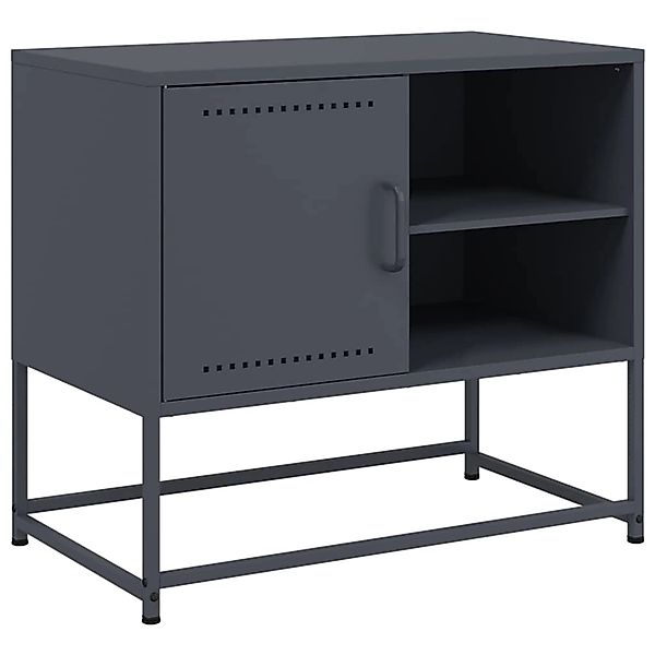 vidaXL TV-Schrank Anthrazit 68x39x60,5 cm Stahl 846520 günstig online kaufen