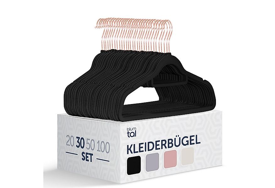 Blumtal Kleiderbügel Rutschfest - Samtoptik - Platzsparend, (30-tlg), Premi günstig online kaufen