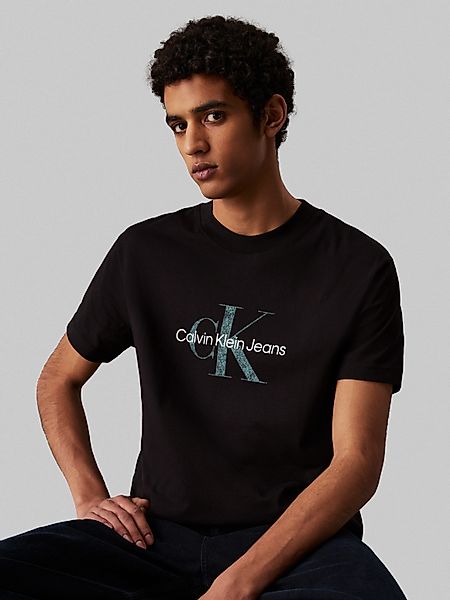 Calvin Klein Jeans Rundhalsshirt TEXTURED MONOLOGO günstig online kaufen