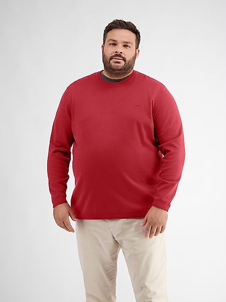 LERROS Strickpullover "LERROS Flachstrickpulloer mit Rundhalsausschnitt" günstig online kaufen