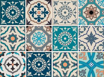 Home affaire Fliesenaufkleber Ornamente (12 St), günstig online kaufen