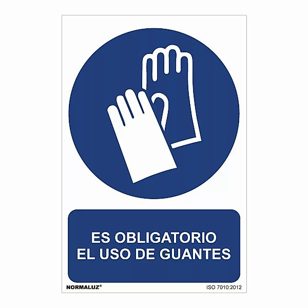 Schild Normaluz Es Obligatorio El Uso De Guantes Pvc (30 X 40 Cm) günstig online kaufen