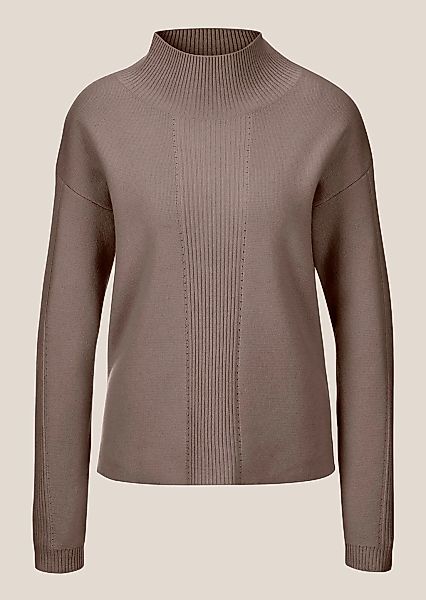 MADELEINE Longpullover "Strickpullover Kaschmir-Pullover mit Pointelle-Must günstig online kaufen