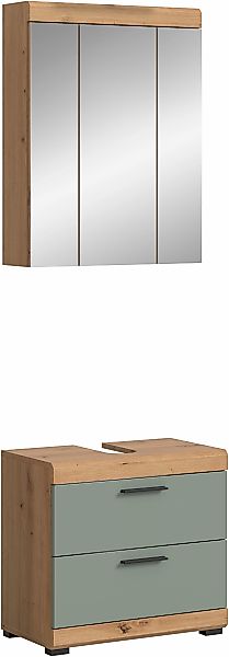 welltime Badmöbel-Set "Siena, 2 tlg., bestehend aus: Waschbeckenunterschran günstig online kaufen