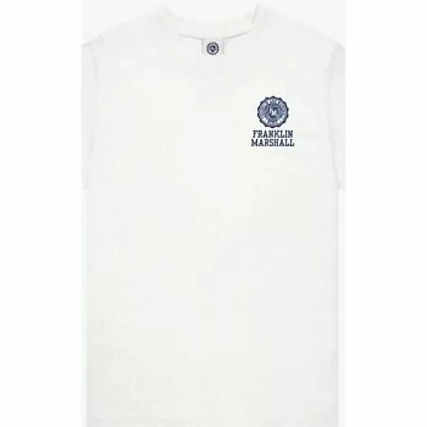 Franklin & Marshall  T-Shirts & Poloshirts JM3012.1000P01-011 OFF WHITE günstig online kaufen